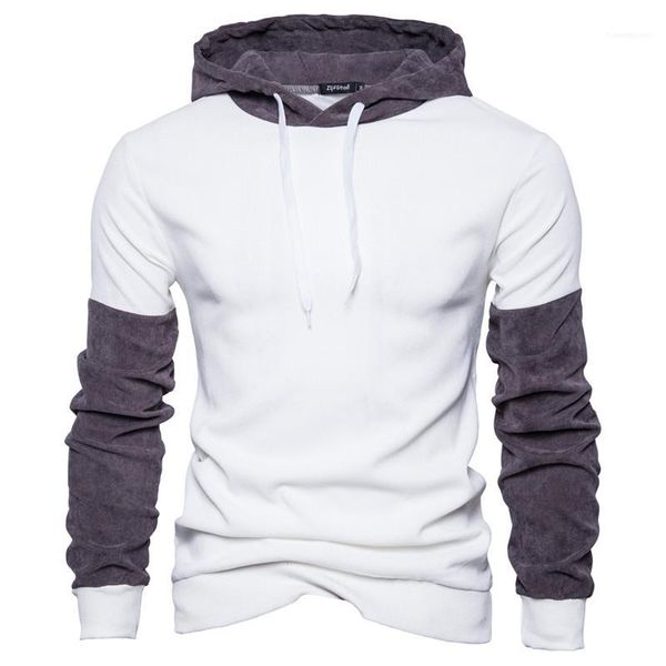 

pullovers hoodies casual long sleeve spring autumn hoodies mens clothes mens designer hoodie fashion color patchwork, Black