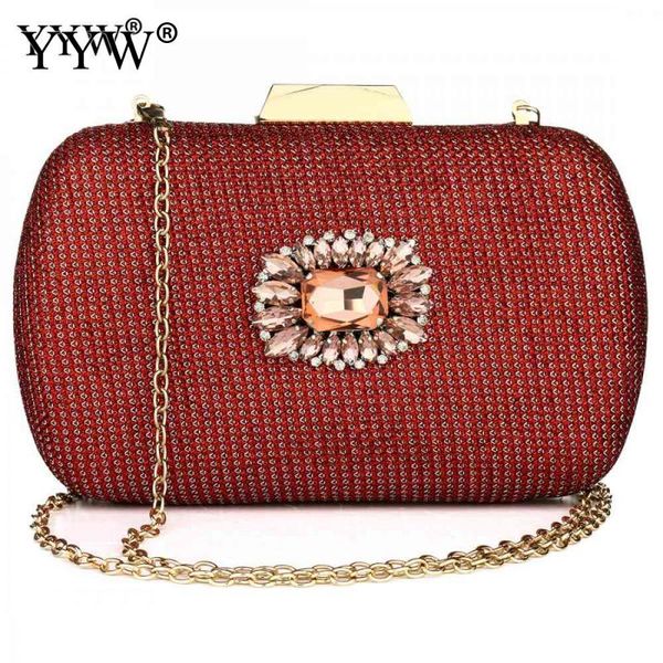 

women crystal evening clutch bag wedding purse rhinestone bead sequin pink flower purse vintage bridal prom handbag party bag