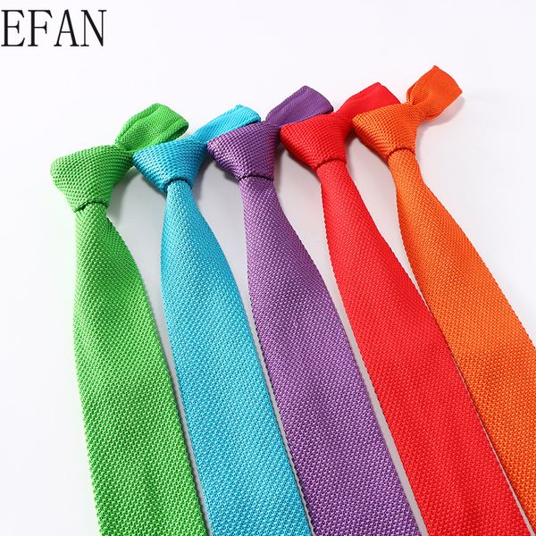 

new 6cm slim knit tie for men leisure business skinny necktie navy bule colorful striped floral fashion weave ties accessories, Blue;purple