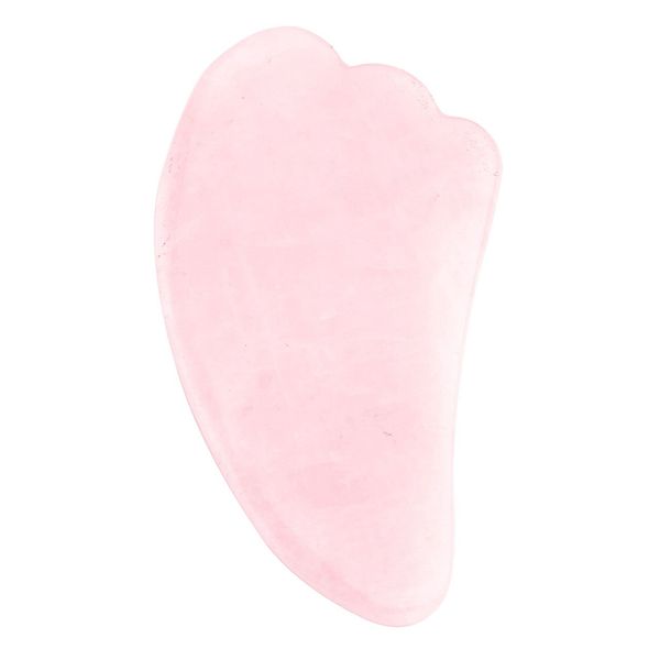 

100% natural rose quartz stone jade massage tool guasha board gua sha facial treatment stone scraping care healthy