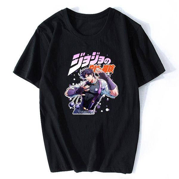 

new jotaro jojos bizarre adventure мужские футболки мода прохладный дизайн мужчины / женщины случайные футболки streetwear эстетические одеж