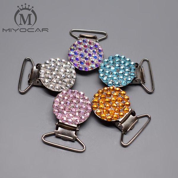 

miyocar bling colorful pacifier clips/dummy clip/holder teethers clip baby soother chain for baby