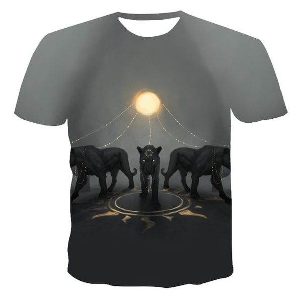 

men mens summer print black panther men wakanda forever breathable 3d print shirts funny hippie anime men clothing