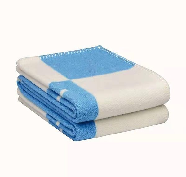 

brand warm soft bed portable blanket cashmere blanket fashion wool plaid blanket shawl sofa h knitting letter fleece xlicu