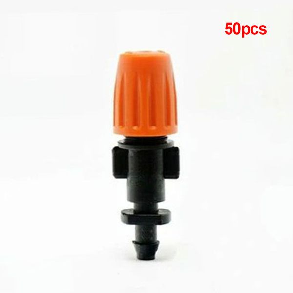 

50pcs сад micro micro flow регулируемые вод капельница голова инструменты спринклеры
