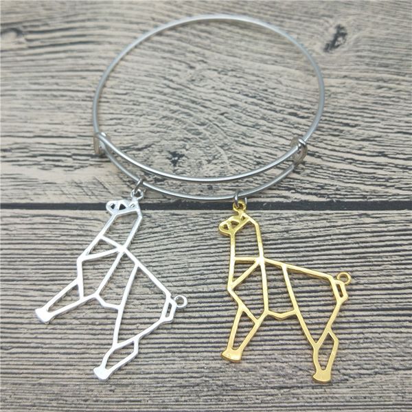 

trendy new alpaca bangles cute alpaca car bangles bracelets fashion animai pet jewellery, Black