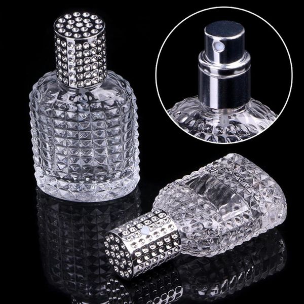 

30/50ml pineapple glass perfume bottle spray empty atomizer refillable dispenser