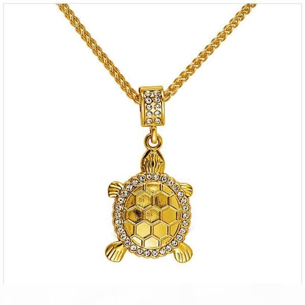 

ожерелье модные tortoise rhinestone кристалл стиль ожерелье мужской хип-хоп ювелирные изделия позолоченные мужчины женщины лучший подарок, Silver