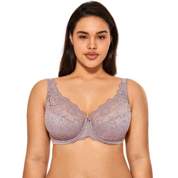 

women's non padded full coverage underwire lace bra plus size, Red;black