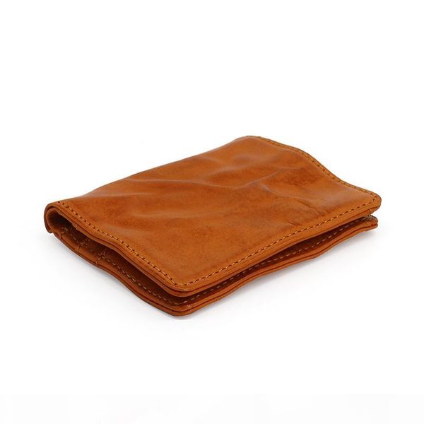 

2020 fashion genuine leather men wallet leisure women wallet leather purse for men card holders wallet c6171, Brown;gray