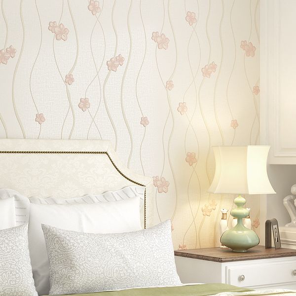 

wallpapers modern fresh pastoral 3d embossed texture wallpaper for living room bedroom non woven florals home decor walls