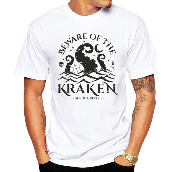 

teehub hipster vintage футболка мужская с коротким рукавом берегись прохладный kraken печатные tshirts o-neck топы смешной тройники
