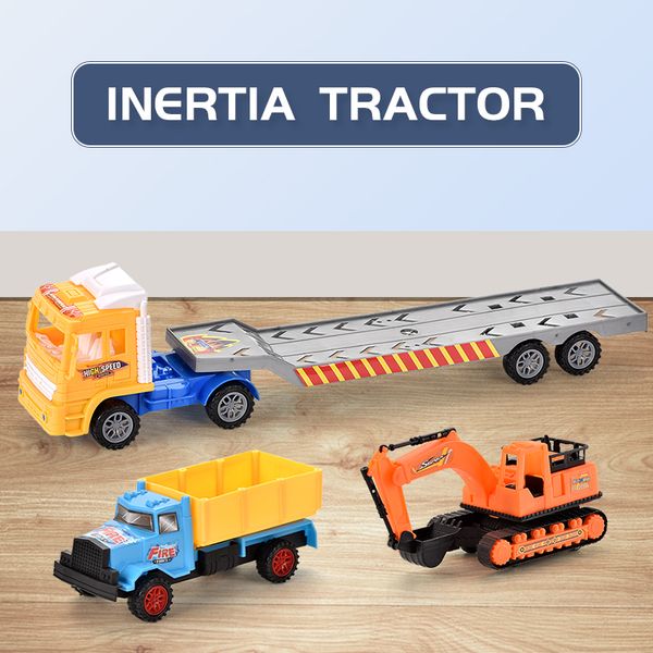 

kid fun inertial tractor toy super truck cool excavator toy kid fun truck model kid gift