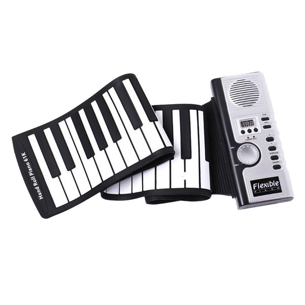 

roll up piano, встроенный усиливающая колонка, переносной фортепиано клавиатура (61 клавиш) силикон