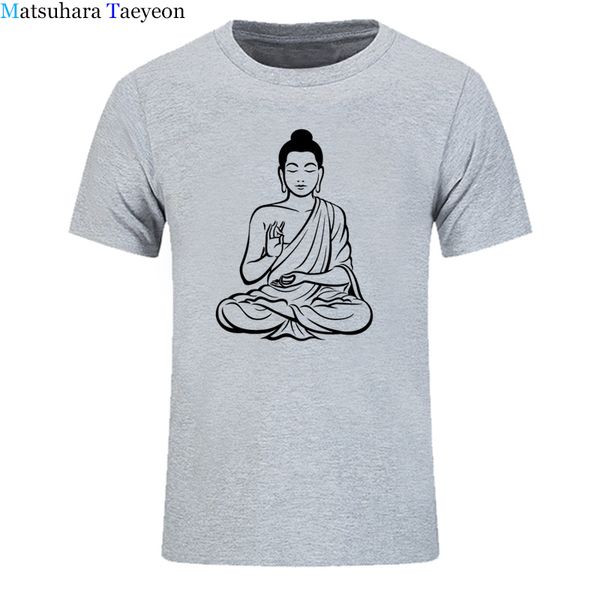 

meditating buddha t shirts men 2018 summer style fashion funny printed t-shirts short sleeve casual printing clothing