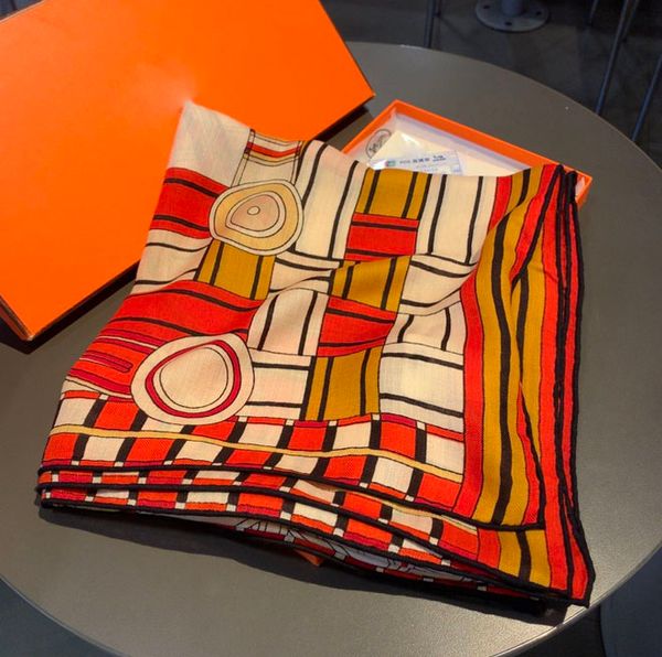 

circular rotating 140 square scarf designer scarf bucket hat baseball cap hat ladies luxury designer scarf silk designer turban 2020 new, Blue;gray