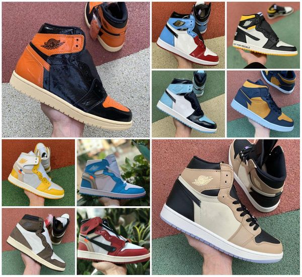 

designer 2020 shattered backboard 3.0 shoes travis scotts x 1 high og mid men royal banned bred black white 1s fragment unc fearless sneaker