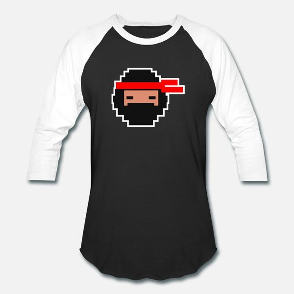 

8 bit ninja retro gamer смешная идея подарка тенниска мужчины печать с коротким рукавом o-образным вырезом trend интересный дышащий летний с