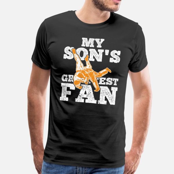 

my son's greatest fan judo t shirt men create cotton euro size s-3xl costume fit casual spring autumn standard shirt