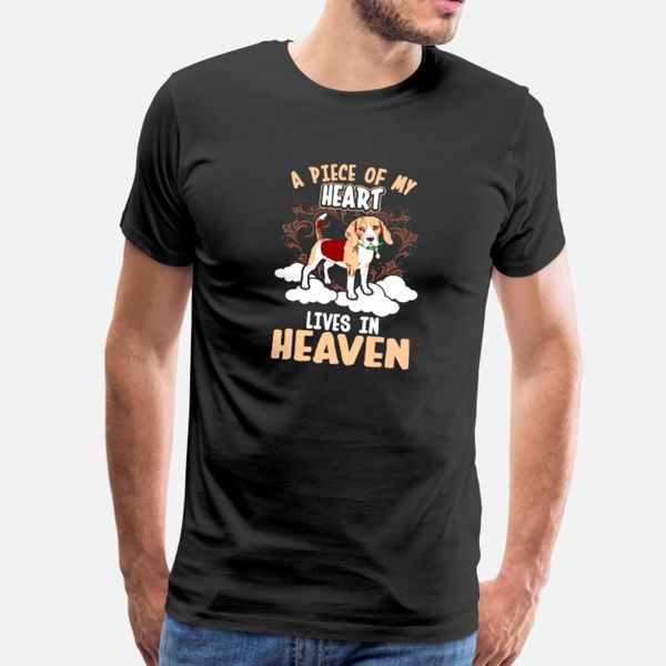 

кусочек моего сердца lives in heaven гончих т рубашки мужчин персонализированный тройник размер рубашки s-3xl стандартный графический смешны