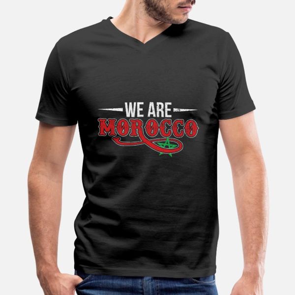 

morocco national flag t shirt men gift 100% cotton size s-3xl vintage gift breathable spring cool