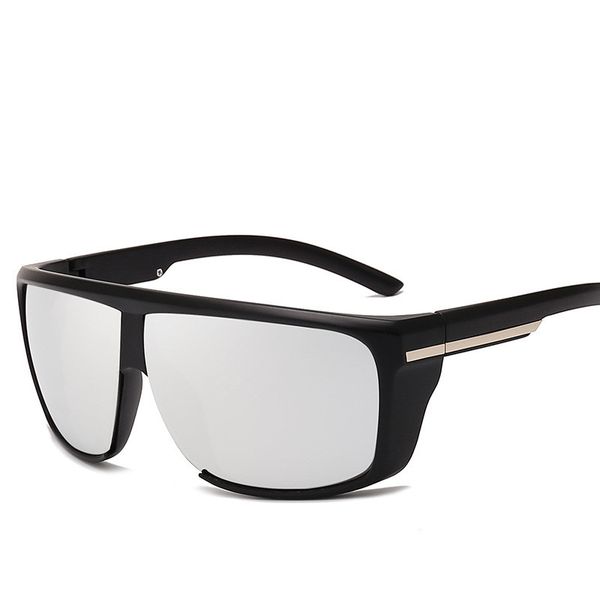 

2020 new classic fashion square sunglasses fashion design ladies sports sunglasses luxury men outdoor driving, White;black