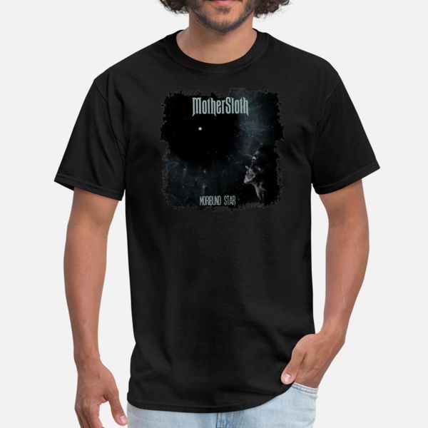 

mothersloth moribund star shirt t shirt men knitted 100% cotton round neck letters cute authentic spring autumn letters shirt