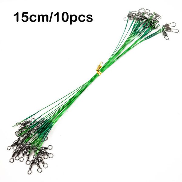 10pcs-green-15cm - Tippet