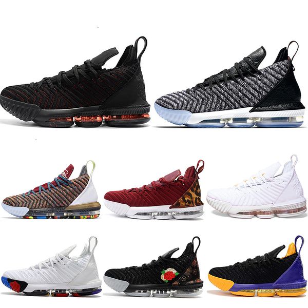 

16 mens basketball shoes 16s 1 thru 5 i promise king oreo fresh bred triple black lakers trainer sports sneakers 7-12 ing