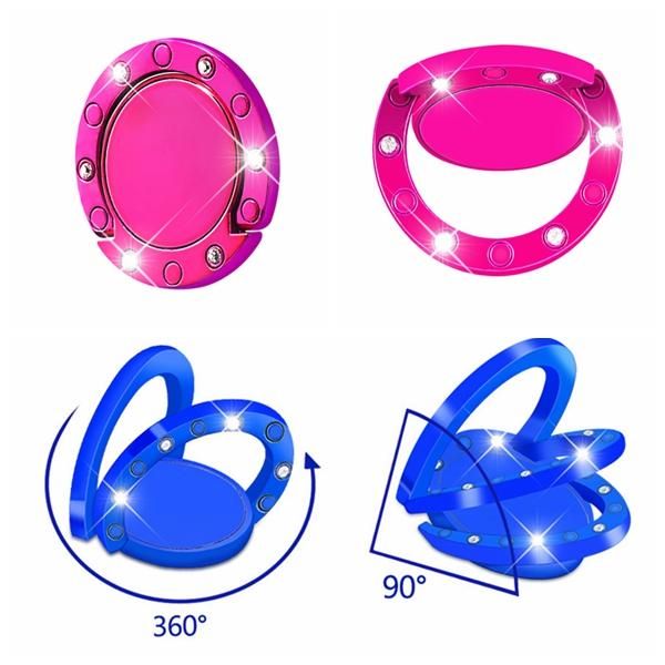 

cgjxs360 degree car holder finger ring bracket for iphone xr xs max 8 7 6 samsung s10 5g 10e bling diamond grip amount magnetic stand luxury