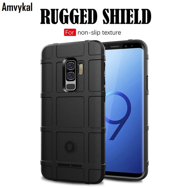 

luxury rugged shield airbag case for samsung galaxy s8 s9 plus s8plus s9plus matte case shockproof soft silicone cover