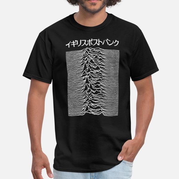 

japanese pulsar artwork as used by joy division on t shirt men create cotton o-neck normal fit humor spring autumn cool shirt