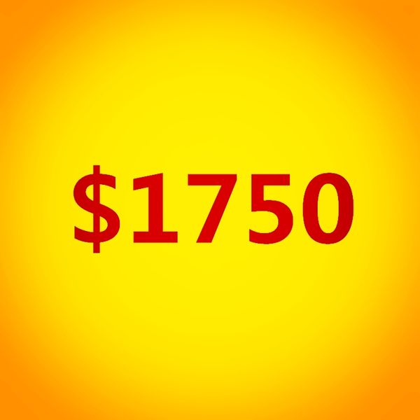 

as custom products $1750 buy link, Blue;orange