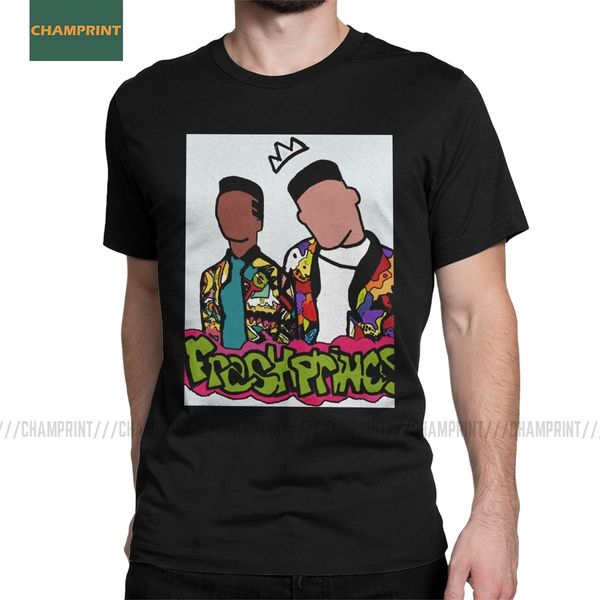 

men's t-shirt fresh prince of bel air reloaded cotton tee shirt short sleeve will smith comedy tv show t shirts plus size