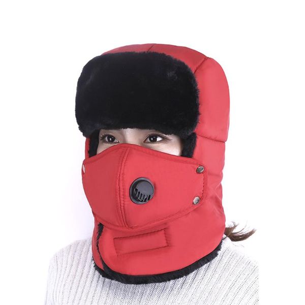 

neck warmer knitted hat scarf fur wool lining thick warm knit beanies winter hat for men women cap bonnet winter hats for women, Blue;gray