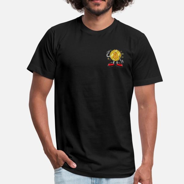 

blockchain bitcoin figure t shirt men designing cotton round neck kawaii sunlight comical spring autumn novelty shirt