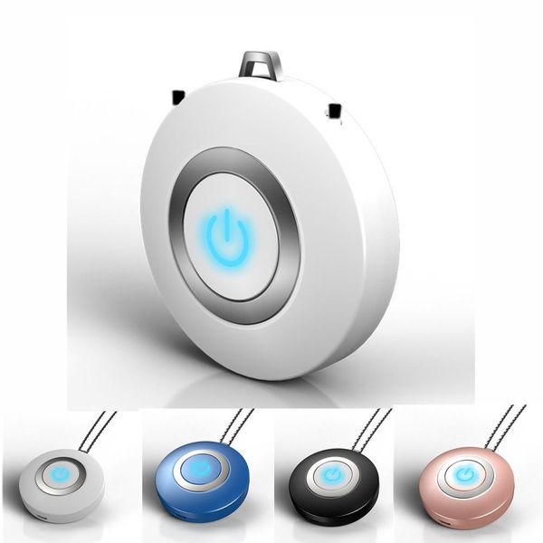

cgjxsmini portable air purifier necklace wearable air freshener oxygen anions usb port cleaner for kids adults