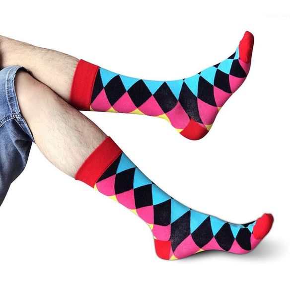 

mens socks new arrival mens designer socks fashion comfortable and breathable multi color high tube socks casual, Black