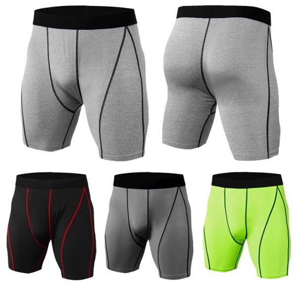 

running shorts men's sports tights, gym leggings, biker sweatpants, high waist, clothes ,mens leggings for fitness, Black;blue