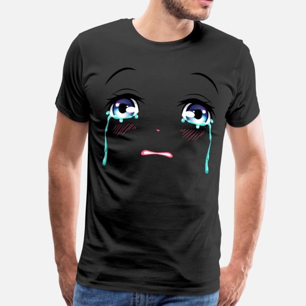 

crying anime eyes sad tears emo crybaby t shirt men printing short sleeve plus size 3xl letter famous comical spring autumn kawaii shirt