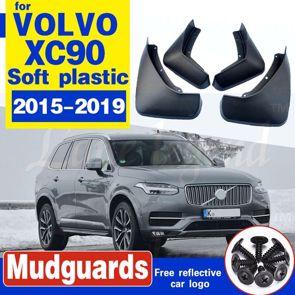 

oem fitment front rear molded car mud flaps for volvo xc90 2015 2016 2017 2019 mudflaps splash guards mud flap mudguards fender