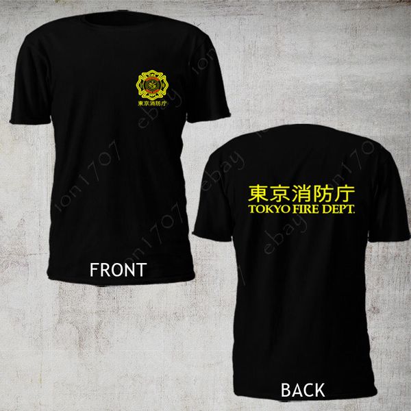 

2019 fashion tokyo fire dept. japan firefighter departement fire t-shirt tee shirt