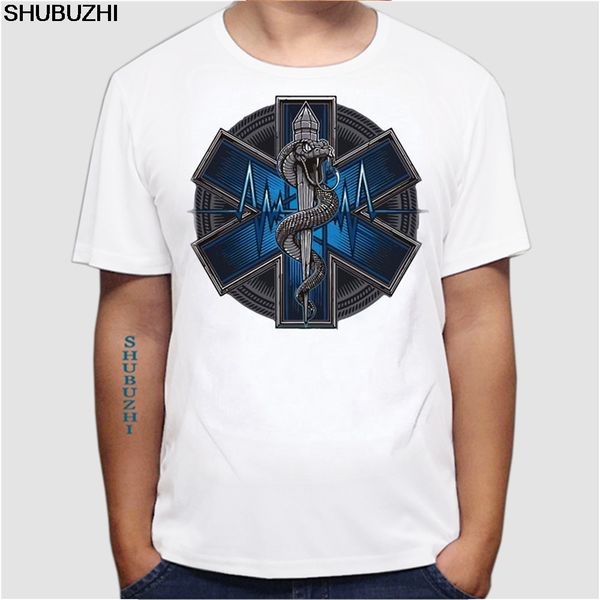 

anchor hook sign fireman snake design t shirt men's summer tees short sleeve t-shirt white casual tshirt euro size
