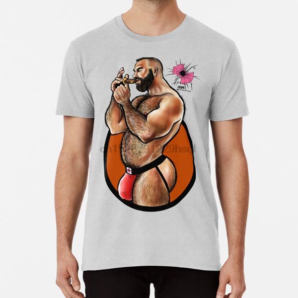 

bullethole cigar daddy blowing smoke t shirt gay gay interest musclebear muscle bear bubblebutt booty woof bullethole