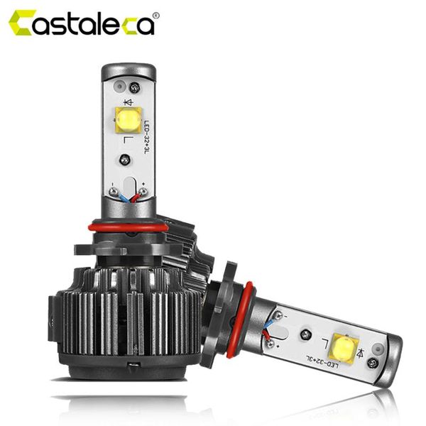 

castaleca car turbo led headlight v16 auto headlamp h4 h7 h1 h3 h18 h11 h13 9005 9006 880 881 emc canbus lights kit