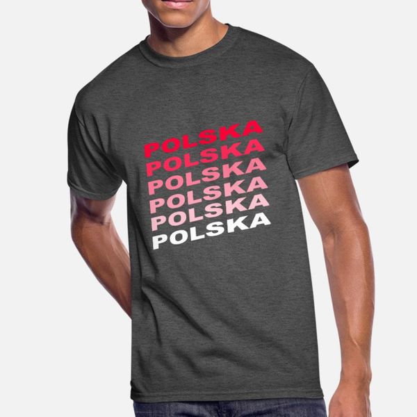 

polska national colors poland t shirt men create 100% cotton o-neck costume fitness comfortable summer style outfit shirt