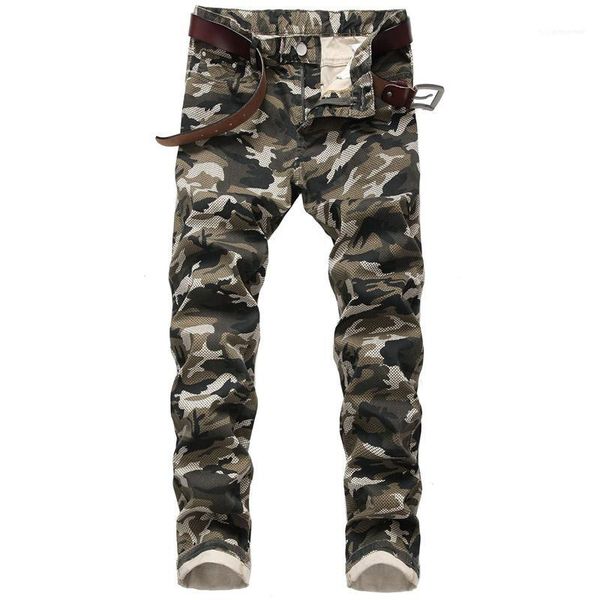 

trousers designer mens camouflage pants fashion printed skinny jeans mens casual plus size, Blue