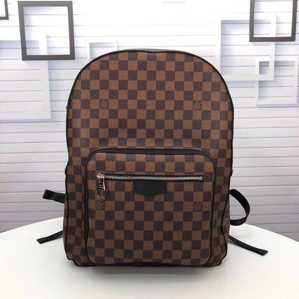 

classic zipper backpacks for men real frosted leather luxury trendy design handbag backpack for men notebook 41/47/13cm