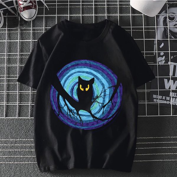 

evil owl print t-shirt women men tshirt harajuku ulzzang shirt camisetas mujer