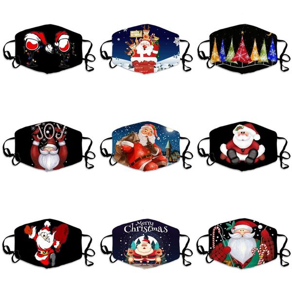 

foldabledust face masks animals cat plaid print anti saliva splashing prectmascherine mouth mask#441, Black